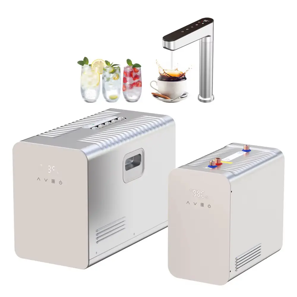 Premium hot, cold and sparkling reverse osmosis water dispenser